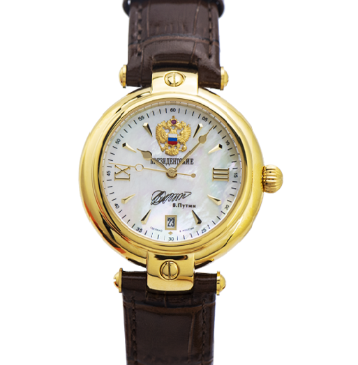 Đồng hồ Nga 1930 chữ ký tổng thống Putin vàng hồng - Win Luxury Watch